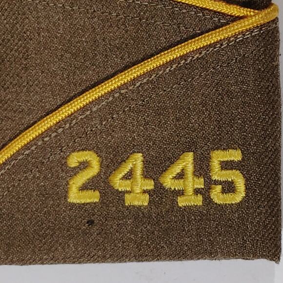 Vintage 1945 VFW Garrison Cap – Unit 2335 Maple Shade NJ, 6-7/8, Minor Age Wear - Picture 5 of 9